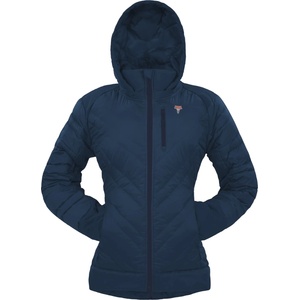 Grüezi Bag Дамско пухено яке Grüezi Bag Women's Lightful DownWool Jacket Down jacket - Blue Ashes - размер XS (104-3343-0611)