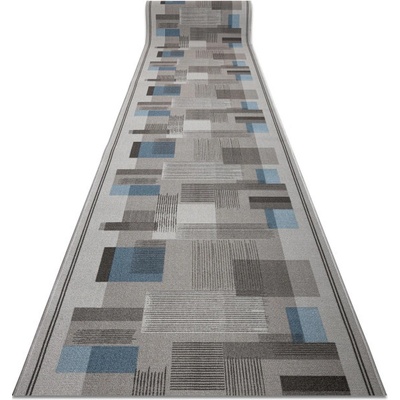 Najkoberce LISTRA geometrický sivý metráž 67 cm