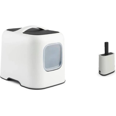 Rotho Бял комплект котешка тоалетна и лопатка Biala - Rotho (Rotho set 5)