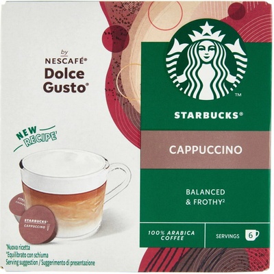 Nescafé Dolce Gusto Starbucks Cappuccino kávové kapsule 12 ks