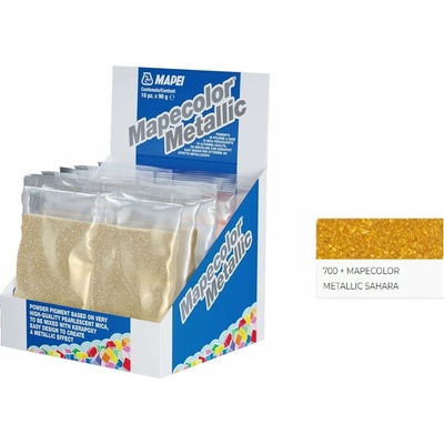 MAPEI Mapecolor Metallic metalický pigment do epoxidovej škárovacej malty 0.09 kg Metallic Sahara