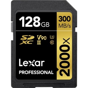 Lexar SDXC Professional 2000x 128GB C10/UHS-II LSD2000128G-BNNNU