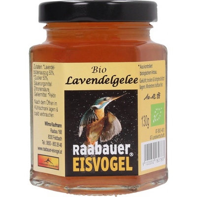 Raabauer Eisvogel Bio želé z levandule 130 g