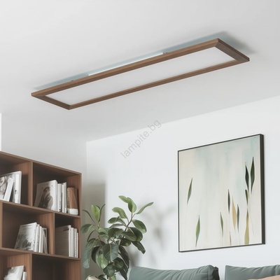 Brilagi - LED Плафониера SLIMFRAME WOOD LED/58W/230V 124x34 см тъмнокафяв (BG1546B)