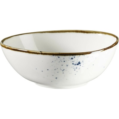 Mäser Oválna miska Pintar White modré bodky 15,5 x 13,5 cm