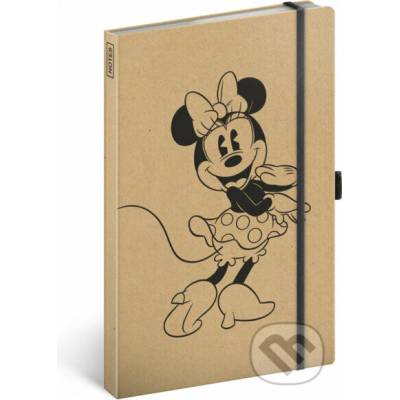 Presco Group Notes Minnie Craft linkovaný s gumičkou na uzavření
