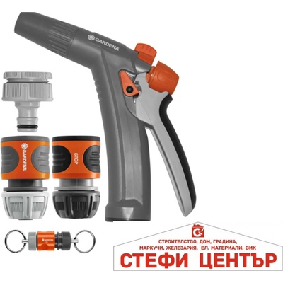 GARDENA Нов: 18277-90 / 18277-34 gardena К-кт за Почистване(Пистолет + Връзки)