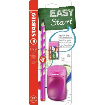 STABILO EASYgraph Školní set pro praváky růžový