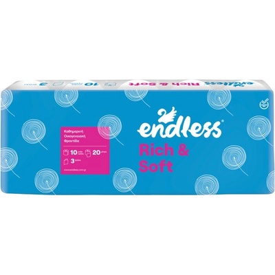 ENDLESS RICH&SOFT 3-vrstvový 10 ks