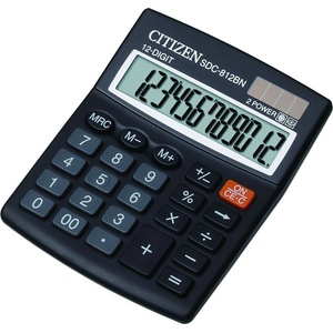 Citizen Настолен калкулатор Citizen SDC-812, 12 разряда, светлосин (16797-А-СВ.СИН) Калкулатори