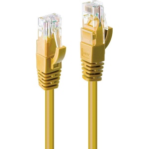 Lindy Пач кабел LINDY 48070, U/UTP, Cat. 6, 30m, жълт (48070)