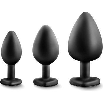 Image 1 of Blush Novelties Luxe Bling Plugs Training Kit Black