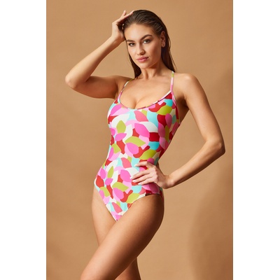 Astratex Цял бански костюм Pink Summer (PinkSummer04)