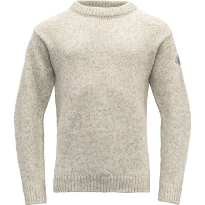 Devold Nansenol Sweater pánsky sveter grey melange