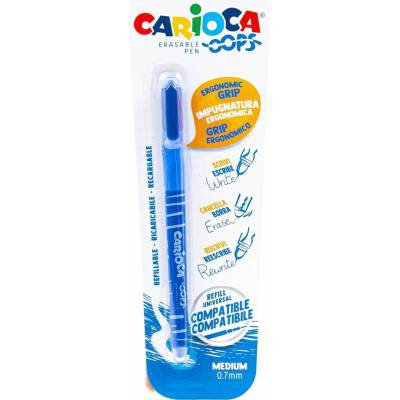 Carioca modré gumovateľné pero 1 ks