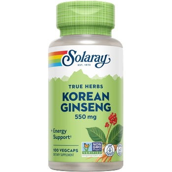 SOLARAY Женшен (корейски) 550 mg - 100 капсули