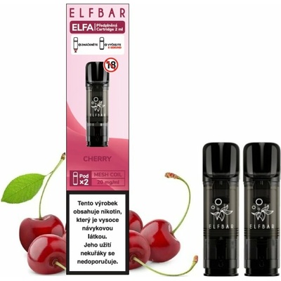 Elf Bar ELFA Pods cartridge 2Pack Cherry 20mg 2Pack