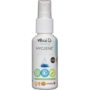 Vital Baby Антибактериална почистваща вода за бебета Vital Baby - Aquaint, 50 ml