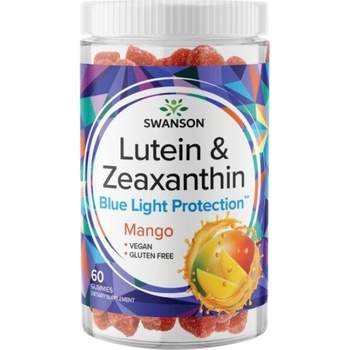 Image 1 of Swanson Lutein & Zeaxanthin Gummies | Mango [60 Дъвчащи таблетки]