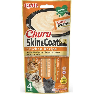 Churu Cat Skin & Coat Chicken 4 x 14 g