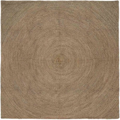 vidaXL Килими за помещение Сиво 200 x 200 cm юта (42010545)