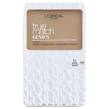 L'Oréal Paris True Match Genius kompaktní make-up 4v1 3.R 3.C Rose Beige 7 g