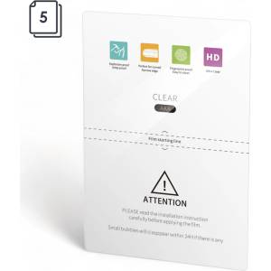  Защитно фолио на лист No brand, Hydrogel, 5pcs, For plotter, TPU, Clear, 145um, 120x180mm - 52736 (DE-52736)