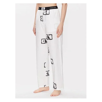 Calvin Klein Underwear Долнище на пижама 000QS6973E Бял Regular Fit (000QS6973E)