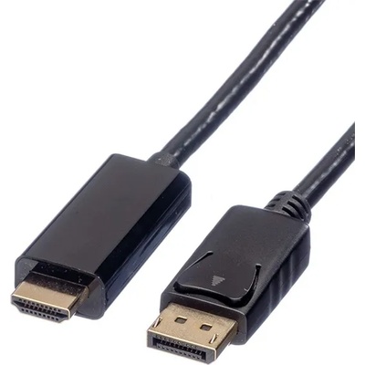 Roline Кабел DisplayPort 1.2 DP - HDMI 4K60Hz, M/M, 5 м, черен 11.04. 5788-10 (11.04.5788-10)