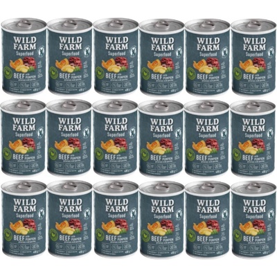 Wild Farm Superfood Beef 18 x 400 g
