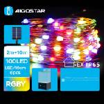 Aigostar - LED соларна гирлянда 100xLED/8 режима 12m IP65 многоцветна (AI0422)