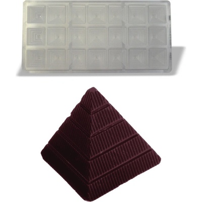 Forma na pralinky (pyramida 8,75g) 4x7 tvarů/forma