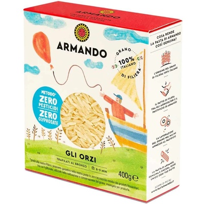 ARMANDO Паста за супа Орзо 400 г, armando (arm8005709280267)