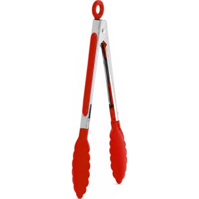 Royal Kitchen Servírovacie kliešte na jedlo 27cm, červené, 49807