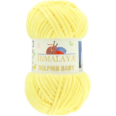 Himalaya příze Dolphin Baby - 80302 pastelově žlutá