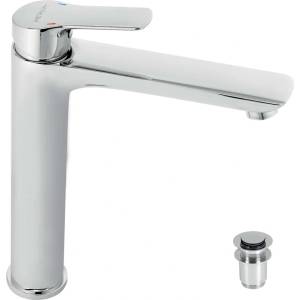 FERRO Metalia 54 - Смесител за умивалник с оттичане ClickClack, Eco, хром 54503, 0 (54503,0)