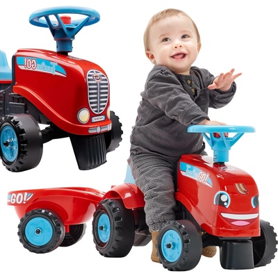 Falk Traptrecker Chodící traktor GO! s přívěsem
