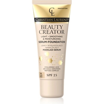 Christian Laurent Beauty Creator лек хидратиращ фон дьо тен SPF 25 цвят 10 Light Beige 30ml