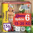 Libero Up&Go 13-20 kg Junior 6 136 ks