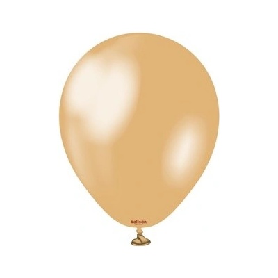 Kalisan Balloons Balonek metalický zlatý, Metallic Gold 30 cm