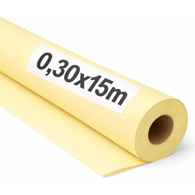 OFITURIA Kraft Paper Yellow Pastel - Roll 0.60 × 15 m - 3 Rolls - Wrapping Paper and Packaging Paper - Craft Paper for DIY, Decoration and Sewing Patterns - Tear-Resistant and Easy to Cut - COM620-parent2