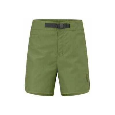 Norrona femund silent grid Shorts Women Loden Green zelená