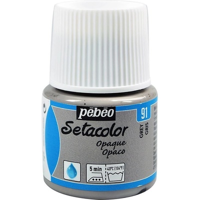 Pebeo Setacolor Opaque č.91 šedá 45 ml