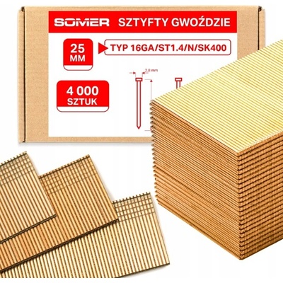 Klincovačka (16ga) 4000 ks 25 mm