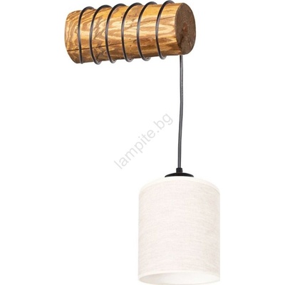 SPOT Light 68869151 - Стенно осветително тяло TRENO 1xE27/25W/230V, цвят бор (SP1023)