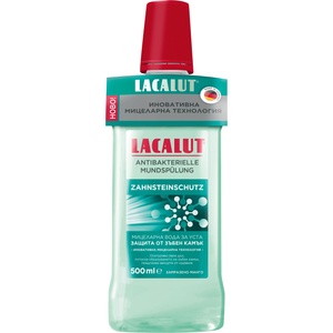 Lacalut Мицеларна вода за уста, защита от зъбен камък, 500 ml