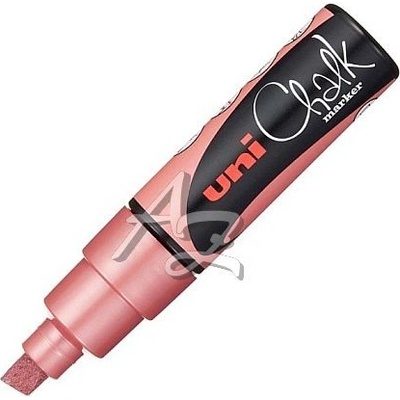 Uni PWE-8K Chalk metalická červená