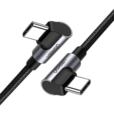 Ugreen US323 Úhlový USB-C na USB-C, PD, 3A 60W, 1m, černý