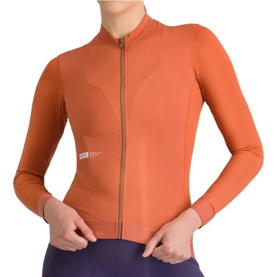 Sportful Дамска фланелка с къс ръкав за колоездене Sportful Women's SRK Jersey L/S Cycling jersey - Sienna Glow - размер XS (156-2756-0511)