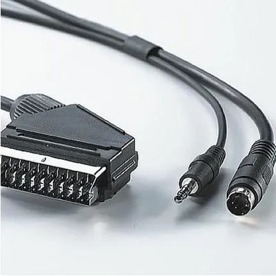Roline Cable SCART-M/SVHS, 3.5mm-M, 10M, Value 11.99. 4311 (11.99.4311)